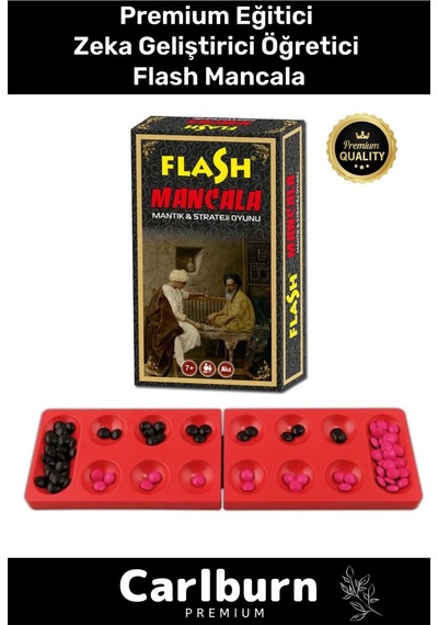Premium Eğitici Zeka Geliştirici Öğretici Eğlence Aile Etkinlik Plastik Flash Mangala Kutu Oyunu