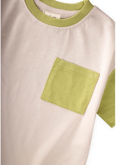 Cigit Kaprili T-shirt Takım 2-10 Yaş Kum