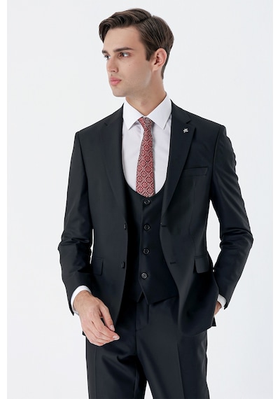 İmza Siyah Mono Yaka Çift Yırtmaç Yelekli 6 Drop Slim Fit Dar Kesim Basic Takım Elbise 1001240186-siyah Siyah İmza Siyah Mono Yaka Çift Yırtmaç Yelekli 6 Drop Slim Fit Dar Kesim Basic Takım Elbise 1001240186-siyah Siyah