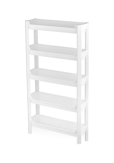 5 Katlı Sepet Organizer Raf Ünitesi 465x145x870 Mm Sarı
