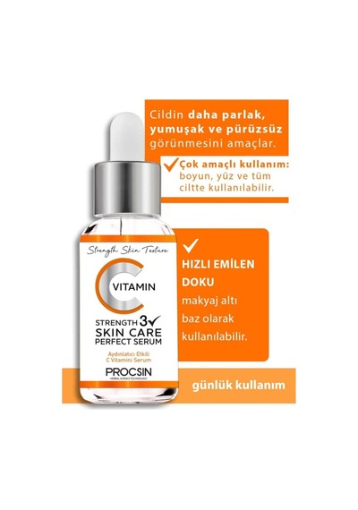 Boom Butter Cilt Bakım Yağı 190 Ml +procsın C Vitamini Serumu 20 Ml