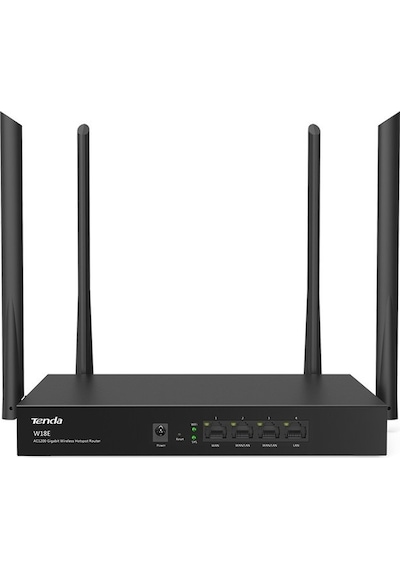 Tenda W18E AC1200 2.4/5 GHz 4 Port 128 MB Kablosuz Gigabit Router