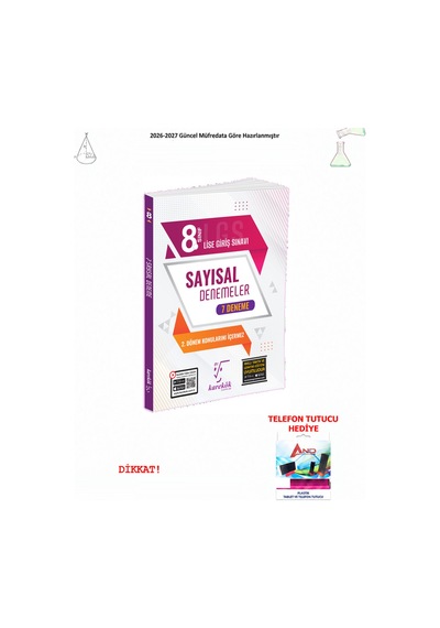 Karekök 8. Sınıf Lgs Sayısal Deneme 7 Kitap Seti
