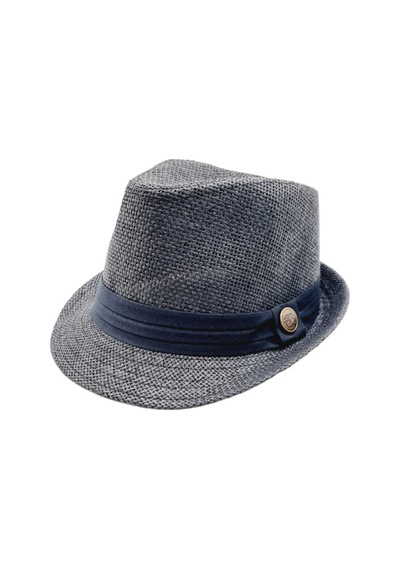Tezzgelsin Unisex Yazlık Hasır Jackson Fötr Şapka Siyah