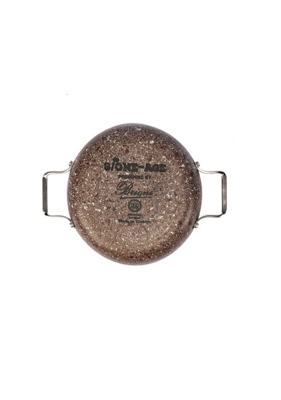 Stone-age Terra 24cm Çizilmez Yanmaz Yapışmaz İndüksiyonlu Sahan-7663 Kahverengi