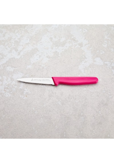 Aryıldız Solo Tırtıklı Sebze Bıçağı Pembe 10 Cm Renkli