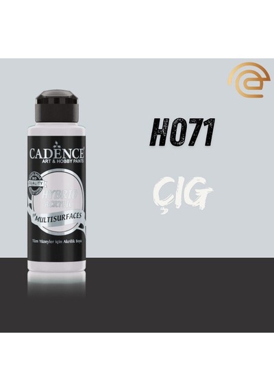 Cadence Hybrid Multisurface Akrilik Boya 120 Ml H071 Çığ H-071 Çi̇Ğ