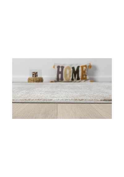 Mariesse Home Vita Serisi Bambu Dokulu Modern Sık Dokuma Koridor Kesme Yolluk Dokuma Makine Halısı Vizon