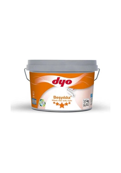 Mey İthalat Beşyıldız Silikonlu İç Dış Astar 3,5 Kg Beyaz