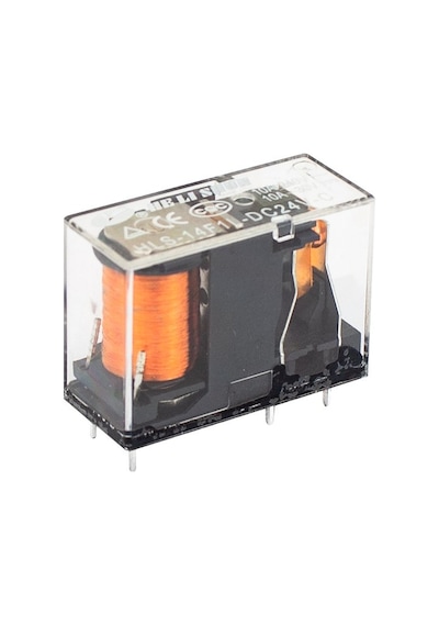 24 Volt Röle Tek Kontak 5 Bacak 10 Amper