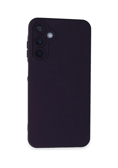 Newface - 494 - Samsung Galaxy Uyumlu A15 4g Kılıf Nano İçi Kadife Silikon - Csmo-tex - - Mor