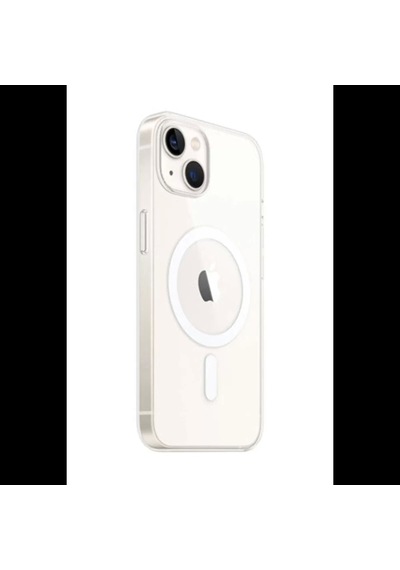 Apple İphone 14 Kılıf Magneticsafe Şeffaf Silikon - Şeffaf