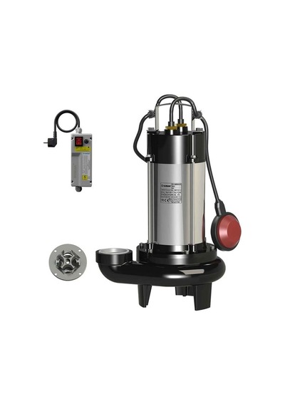 Sumak Sbrm 19/2p Parçalayıcı Bıçaklı Foseptik Dalgıç Pompa Monofaze 220v 1.8 Hp