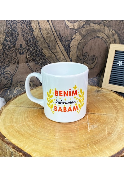 Benim Kahraman Babam Tasarımlı Kupa Bardak 6998