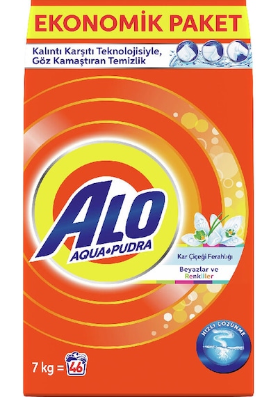 Alo Çamaşır Deterjanı 7 Kg Renkliler + Beyazlar Diğer