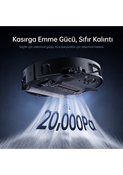 Jonr X9 Pro 20.000Pa Robot Süpürge Ve Paspas Siyah