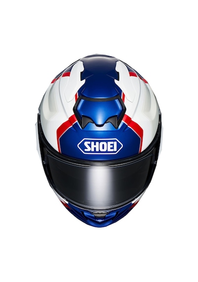 Shoei Gt-air 3 Realm Kapalı Motosiklet Kaskı Beyaz - Mavi - Kırmızı