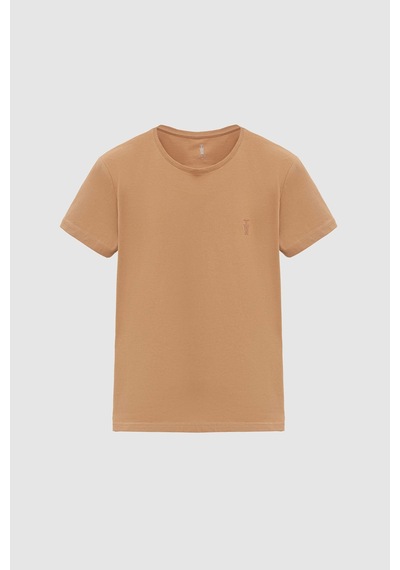 D's Damat Slim Fit Camel Düz D's Damat Logo Baskılı Strech Pamuklu T-shirt 2ec148551753m Camel D's Damat Slim Fit Camel Düz D's Damat Logo Baskılı Strech Pamuklu T-shirt 2ec148551753m Camel
