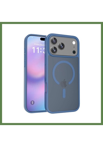 Bezos Joko İphone 18 Pro Max Uyumlu Jota Magsafe Kapak - Lacivert Hb006