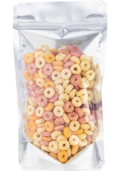 Ön Şeffaf Metalize Kilitli Doypack Ambalaj 20 X 30 + 5 Cm. 1000 Gr. -1000 Adet