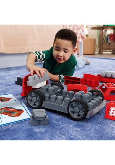 Mega Bloks 3'ü 1 Arada Yarış Arabası Yapım Seti 26 Parça