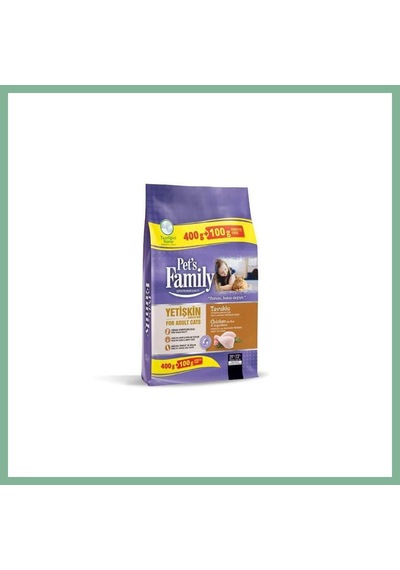 Pets Family Yetişkin Kedi Maması Tavuklu 400+100gr 1 Adet Bsk2026