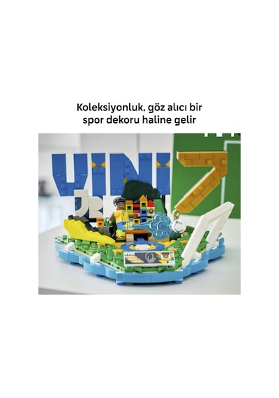 LEGO® Editions Vini Jr. – Unutulmaz Futbol Anları 43027 - 10 Yaş ve Üzeri Çocuklar için Yaratıcı Oyuncak Yapım Seti (510 Parça)