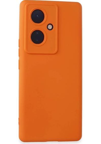 Newface - 283 - Vivo V29 Lite Kılıf Nano İçi Kadife Silikon - Matxzngz - - Turuncu
