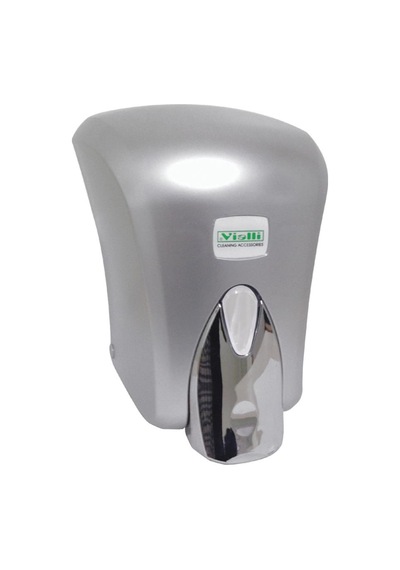 Omnipazar Vialli F6c Hazneli Köpük Sabun Dispenseri Gri - Krom 1000 Ml Gri