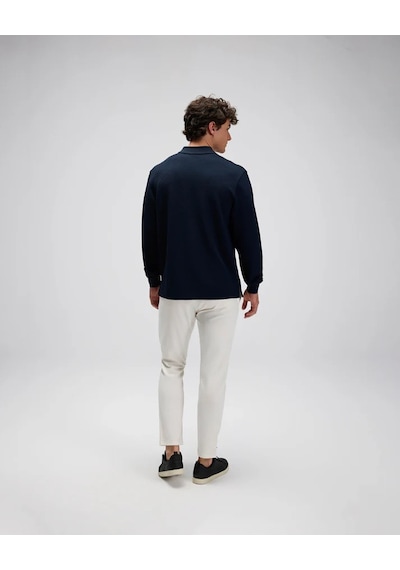 Ellesse Erkek Polo Sweatshirt Em601-nv Lacivert