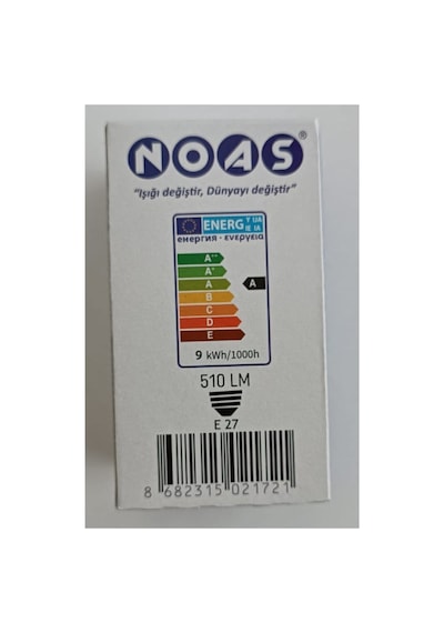 Noas 9w Tasarruflu Led Ampul 10 Adet