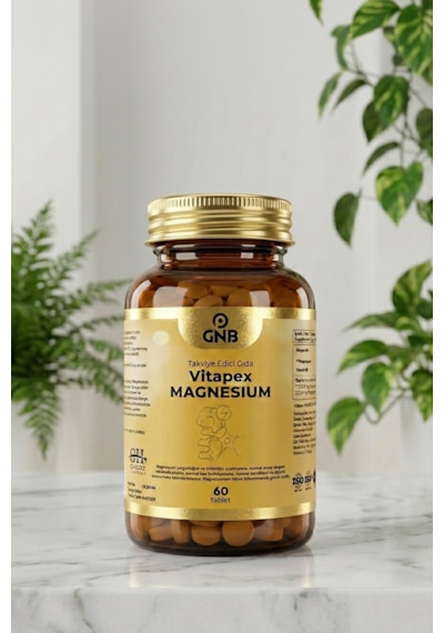 Gnb Vitapex Magnesıum Magnezyum İçeren Takviye Edici Gıda 60 Tablet