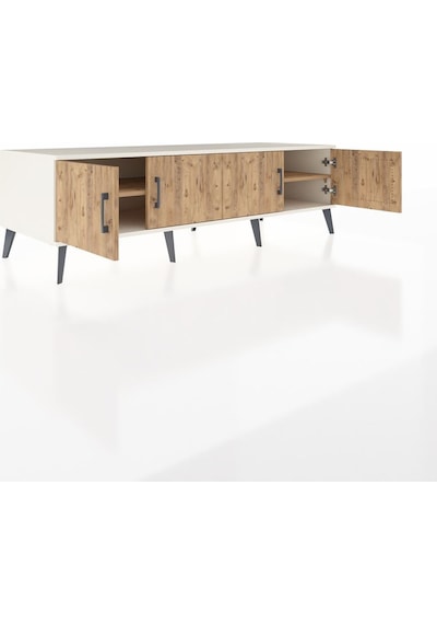Kronos Tv Ünitesi 2 Raflı 4 Kapaklı 176x59x51 Aytaşı-çam/çam Atlas Çam/atlas Çam Kronos Tv Ünitesi 2 Raflı 4 Kapaklı 176x59x51 Aytaşı-çam/çam Atlas Çam/atlas Çam