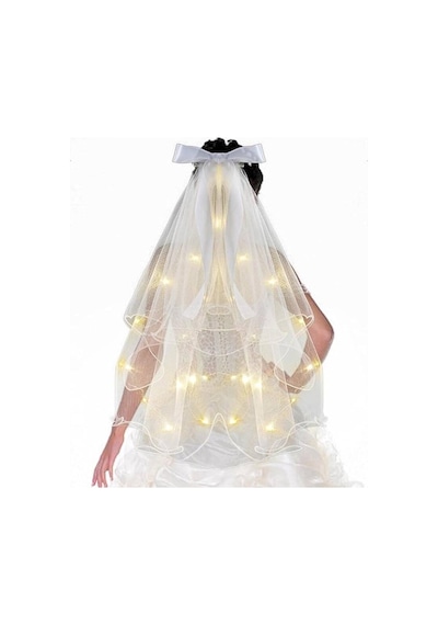 Tokalı Duvak İncili Ledli 70 Cm
