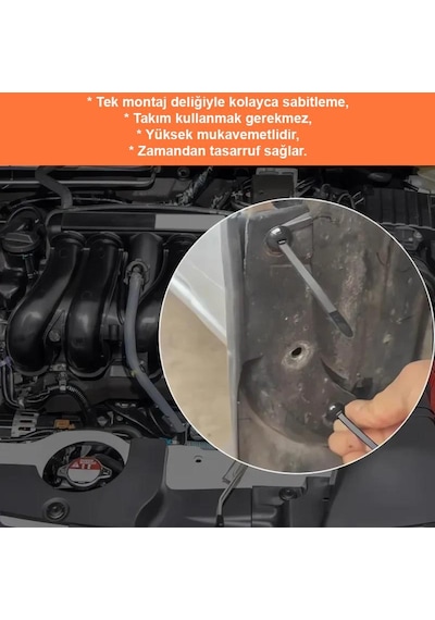 Tamir Klipsi - Tamir İçin Plastik Kablo Bağı 5mm X 90mm 10 Adet 10 Adet