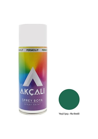 AKÇALI SPREY BOYA YEŞİL (RAL 6016)