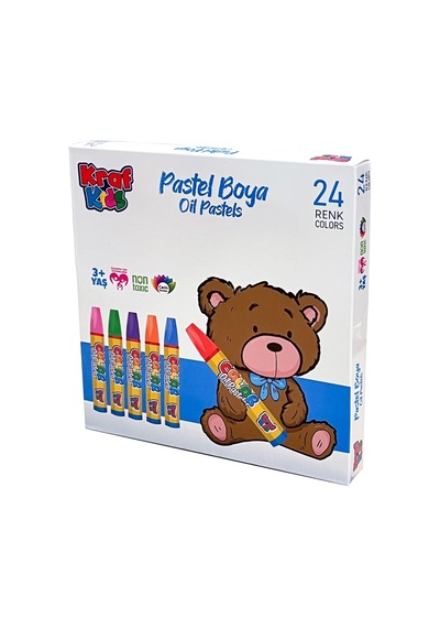 Kraf Kids Pastel Boya 24 Lü Kk520 Çok Renkli