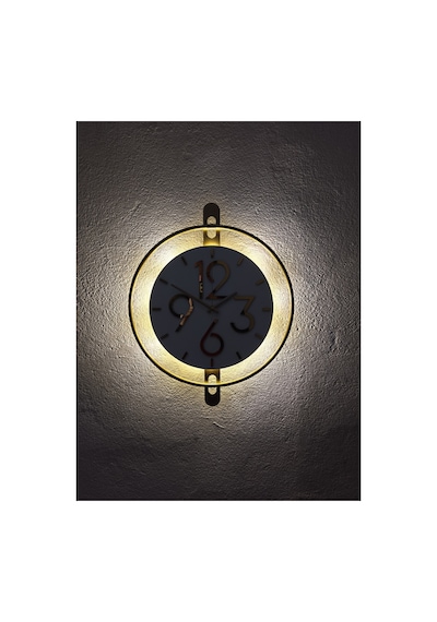 Pey Aksesuar Metal -çelik Gövde -ideal Boy 40x50cm - Metal Ledli Duvar Dekor M46-gold-beyaz-gold Mobilya Ma46-gold-siyah-gold