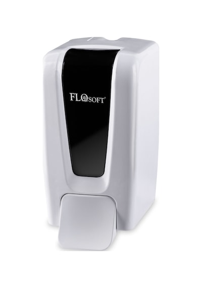 Flosoft F248 Manuel Gagalı Sıvı Sabun Dispenseri, 700 Ml Banyo Mutfak Duvara Monte Sabunluk Beyaz