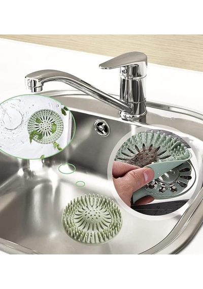Süzgeçli Silikon Lavabo Ve Küvet Tıkacı Yuvarlak Lavabo Tıkacı Süzgeç Banyo Tıpa Banyo Süzgeç Siliko Diğer
