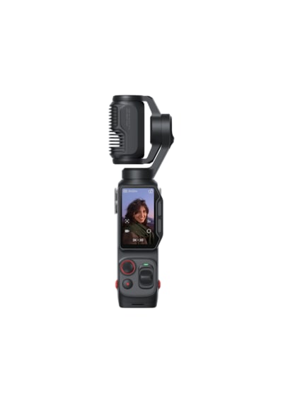 Luna Ultra 8k Çift Lensli Gimbal Aksiyon Kamerası Creator Kit Siyah