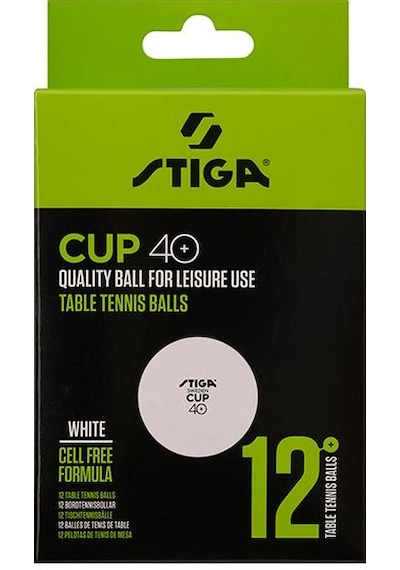 Stiga Table Tenis Ball Cup Pinpon Topu Beyaz 12li 1110-2510-12