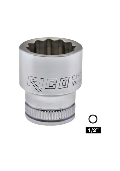 Rıco 1/2 On İki Köşe Yıldız Lokma 12 Mm