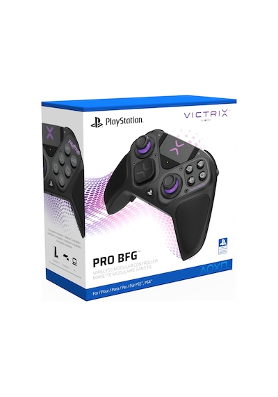 Ps5 Victrix Pro Bfg Kontroller Kablosuz Lisanslı Controller Pc Ps4 Uyumlu - Siyah