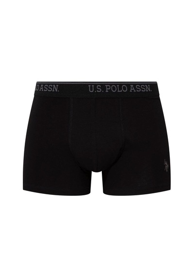 U.S. Polo Assn. U.s Polo Assn. 90005 Erkek Battal 3'lü Boxer-siyah&antrasit&lacivert Siyah
