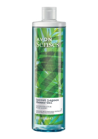 Avon Senses Secret Lagoon Su Meymeleri ve Misk Kokulu Duş Jeli 500 ML