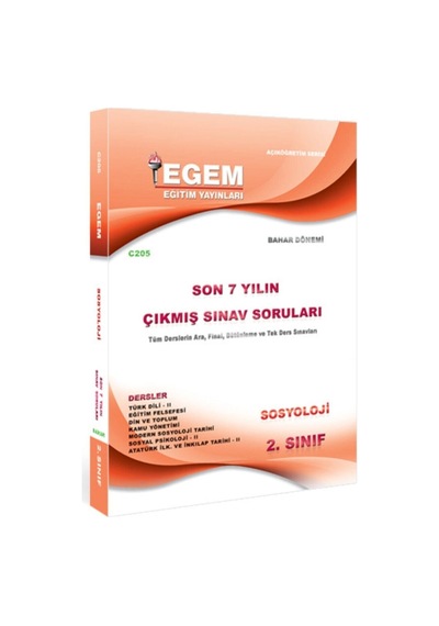 Aöf 2. Sınıf Sosyoloji Bahar Çıkmış Sınav Soruları