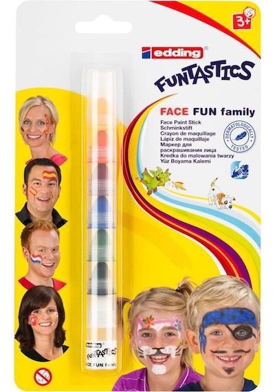 Edding Fantastics Face Fun - Yüz Boyası 7 Renk