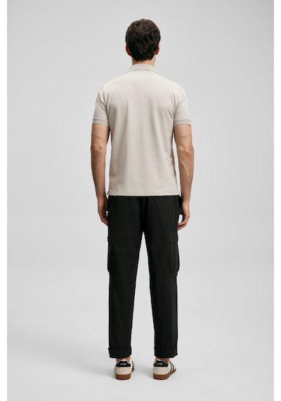 Lufian Laon Erkek Polo Yaka T-shirt 111040230 Taş