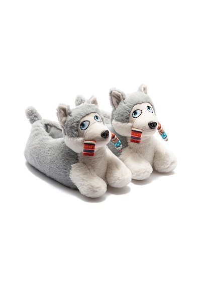 Twigy Camila EE0557 Kadın Hayvanlı Panduf Gri 36/41 Gri